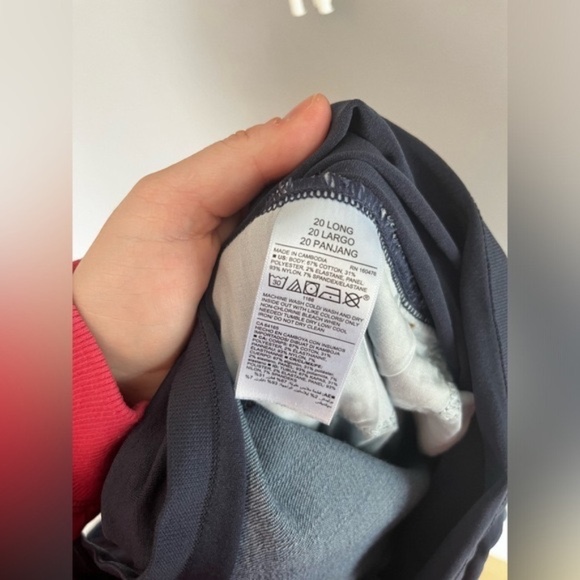 Old Navy Maternity Jeans Full Panel Waist Straight Leg Size 20 Long Pregnancy - Picture 5 of 5